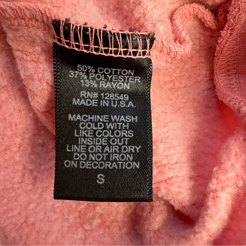 Aviator Nation Bolt Fade Pullover Sweatshirt Women's Size Small Crewneck Pink - Picture 7 of 9